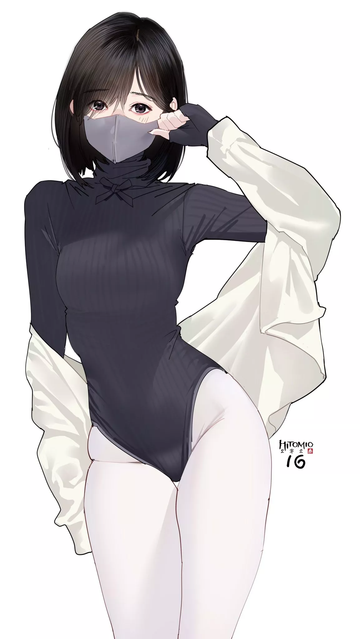 Masked girl [Artist's Original]