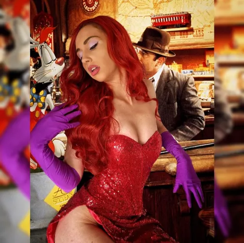 Me as Jessica Rabbit