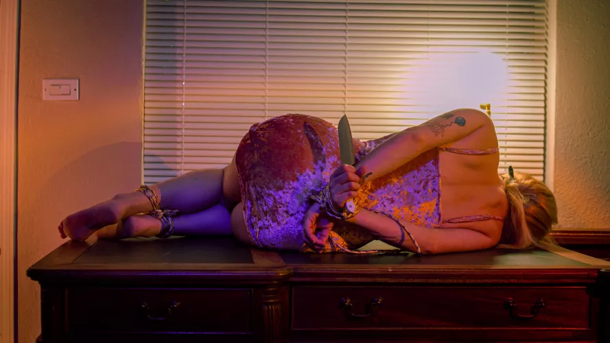 My bimbo can't even free herself when given all the right tools.