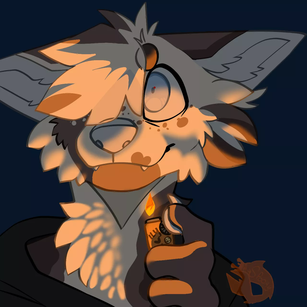 My new sona socks and some lighting practice! What does he see? Art by me ^^