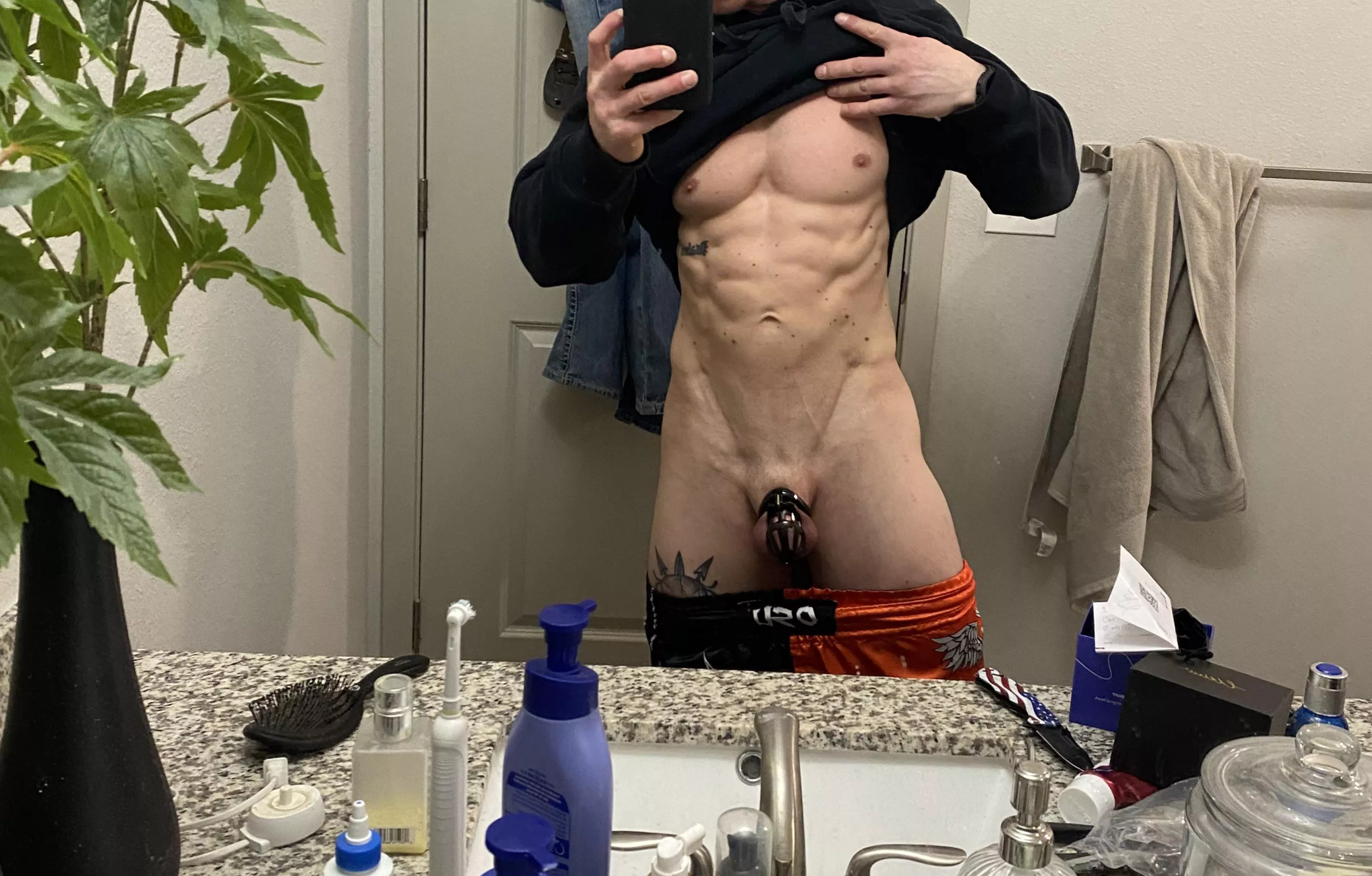 New cage 💁🏼‍♂️💁🏼‍♂️ down a size 😊