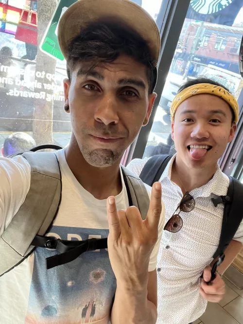 Not your typical looking couple, but I like it :)