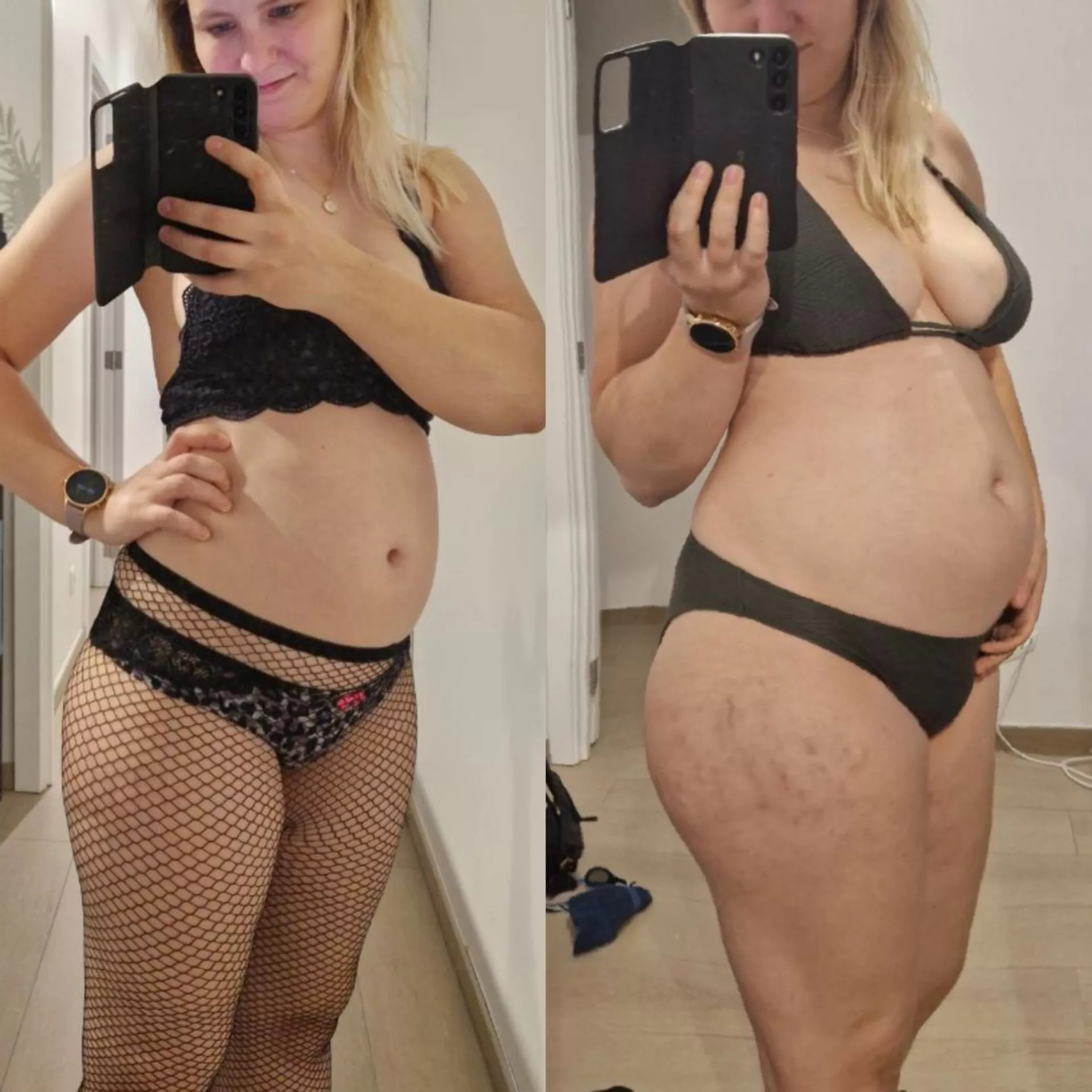 November vs February (+15 lbs) 😳