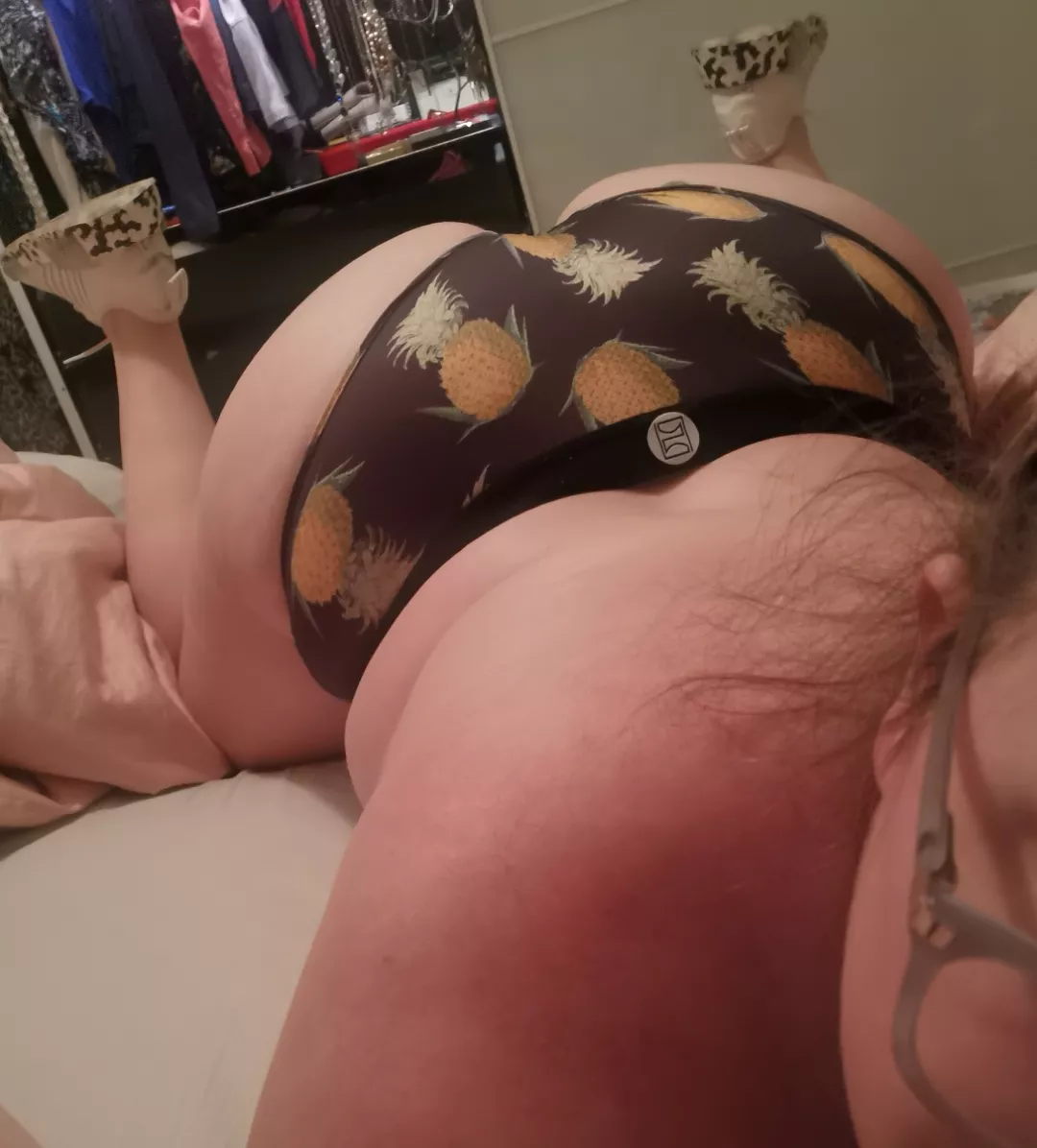 pull off these pineapple panties for access to the sweetest juices