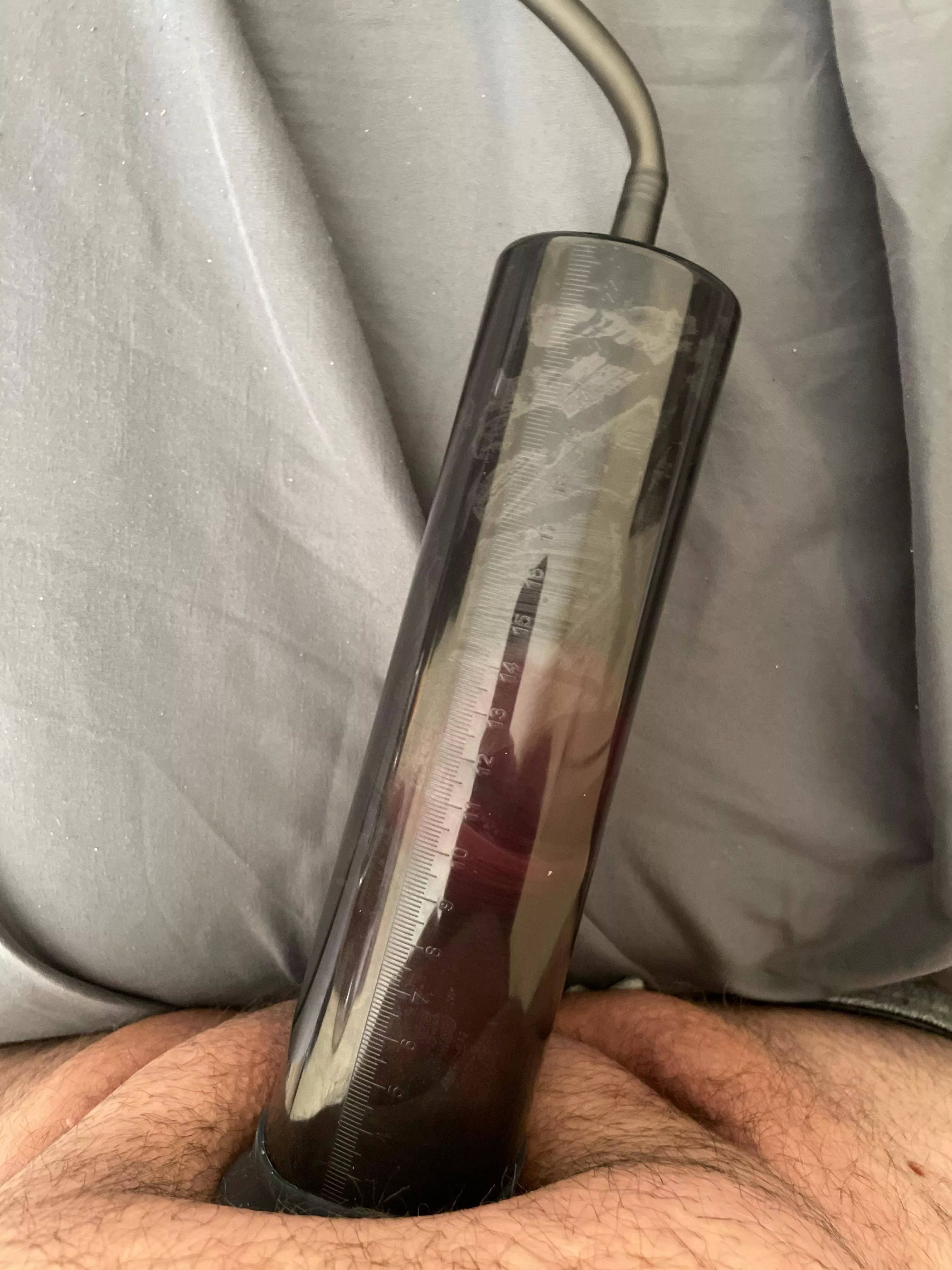 Pumping my cock