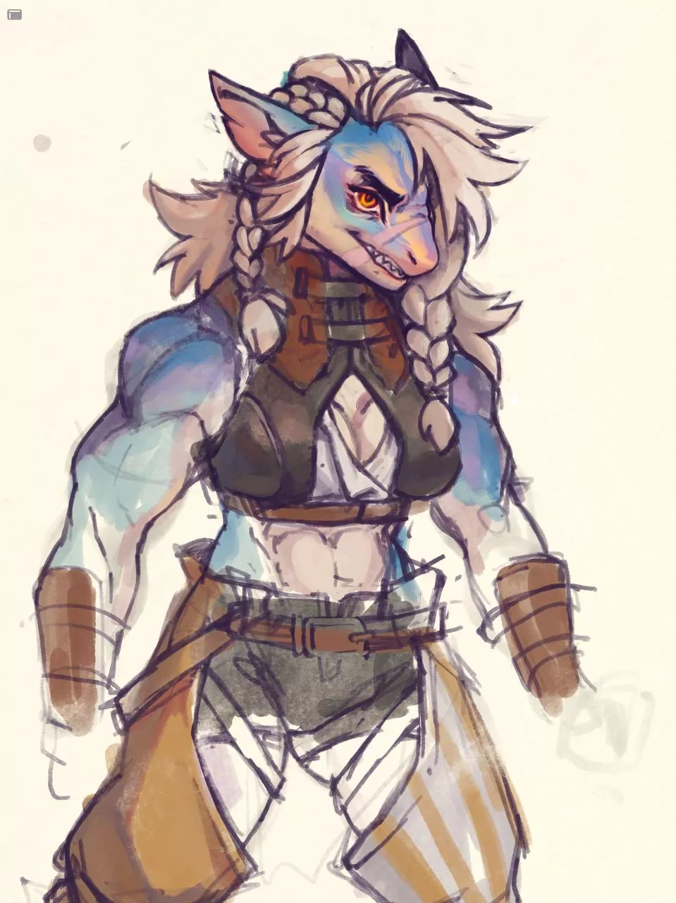 Shark sketch (art by me)