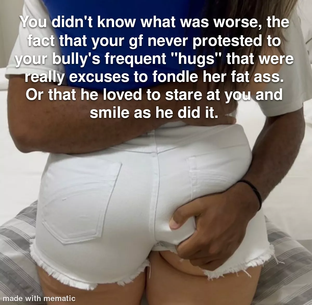 She always just smiled and let him