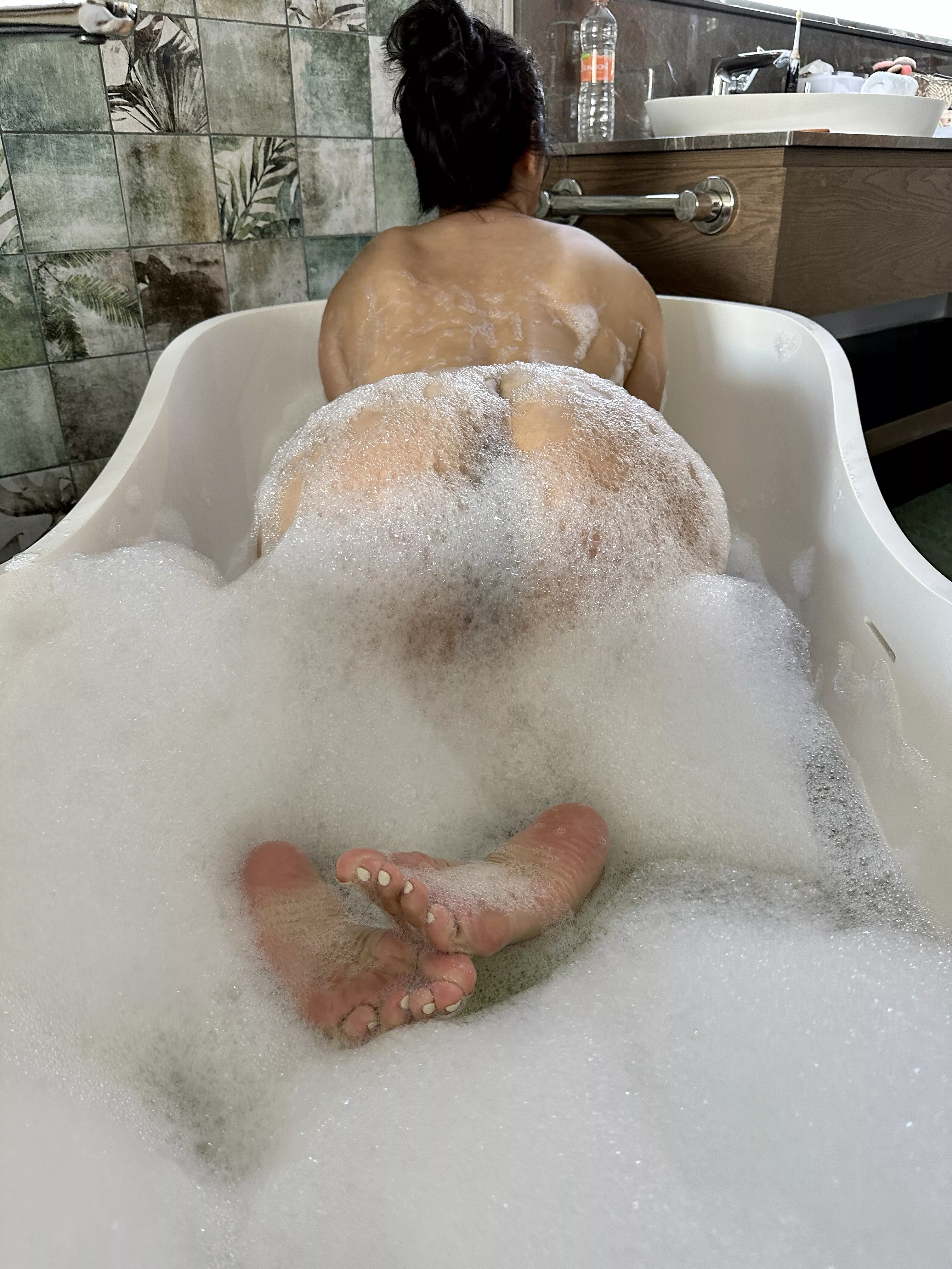 The bubbles got in the way