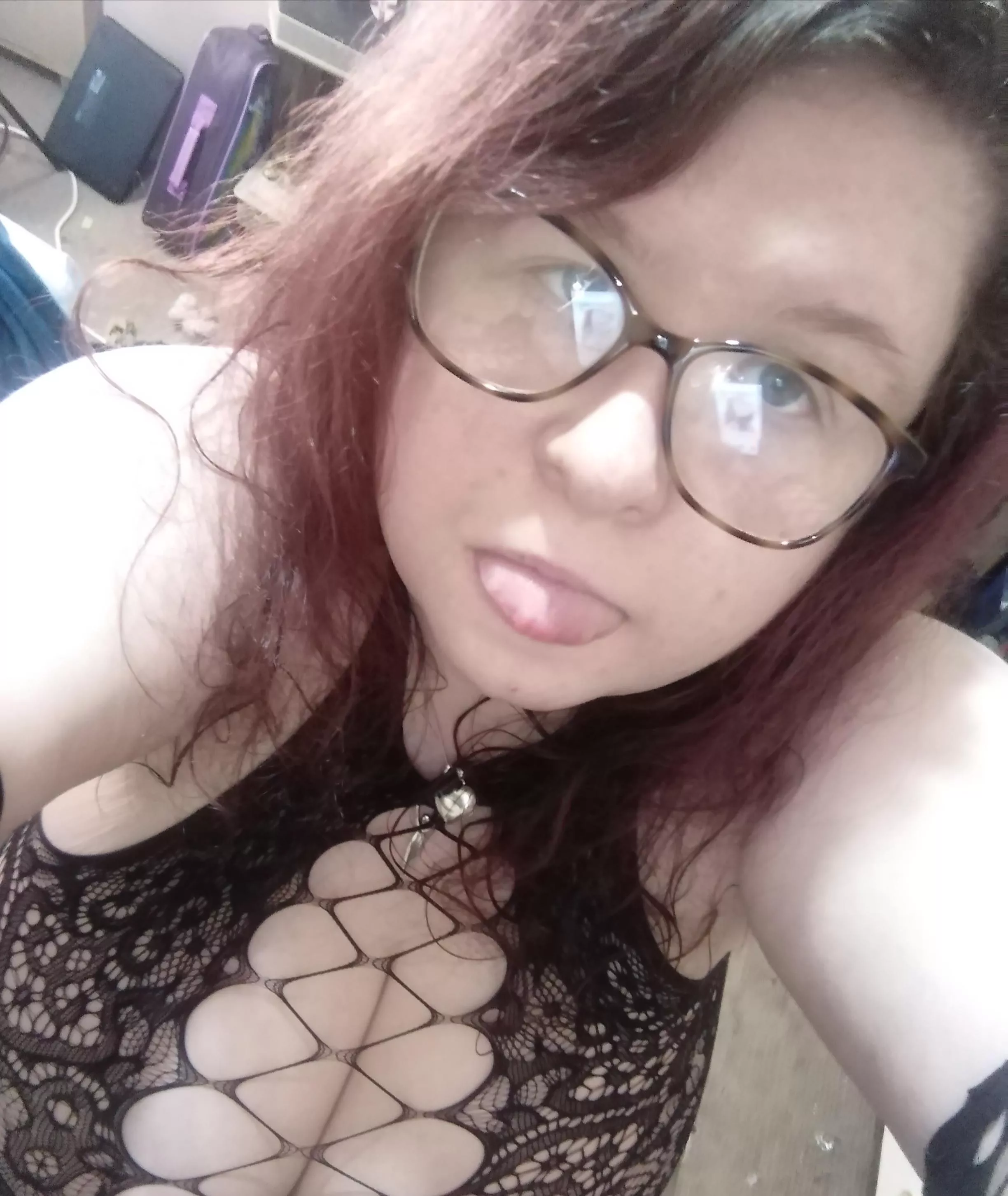 the cleavage in this stocking is endless