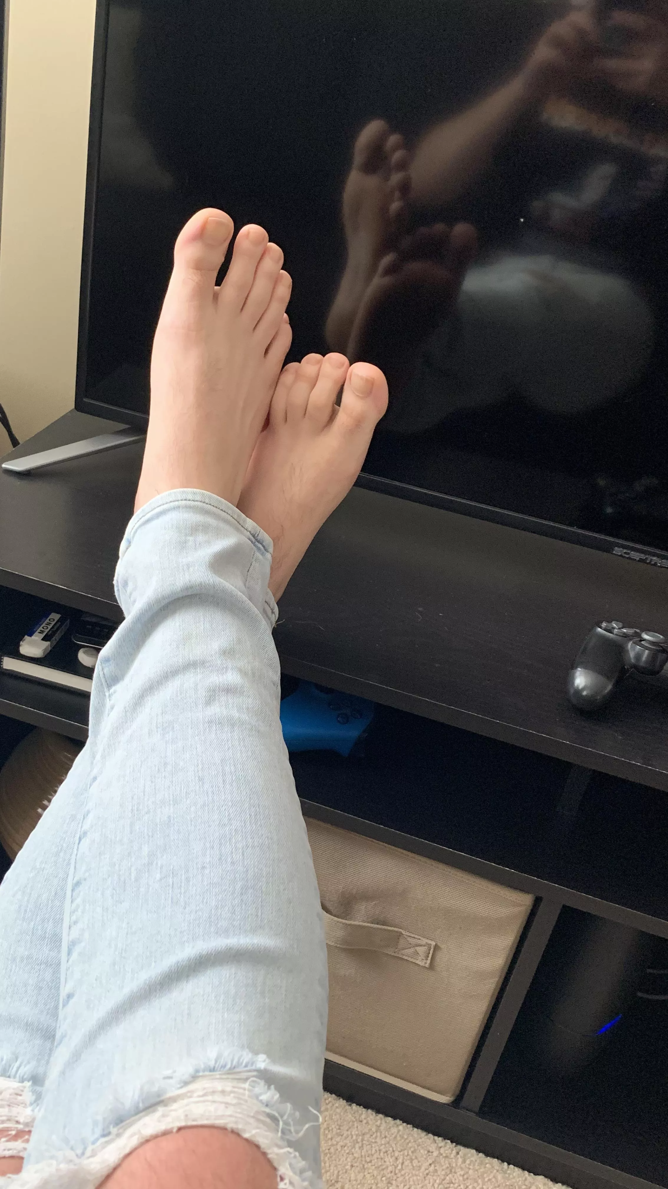 Time to put my feet up and relax. Any help?