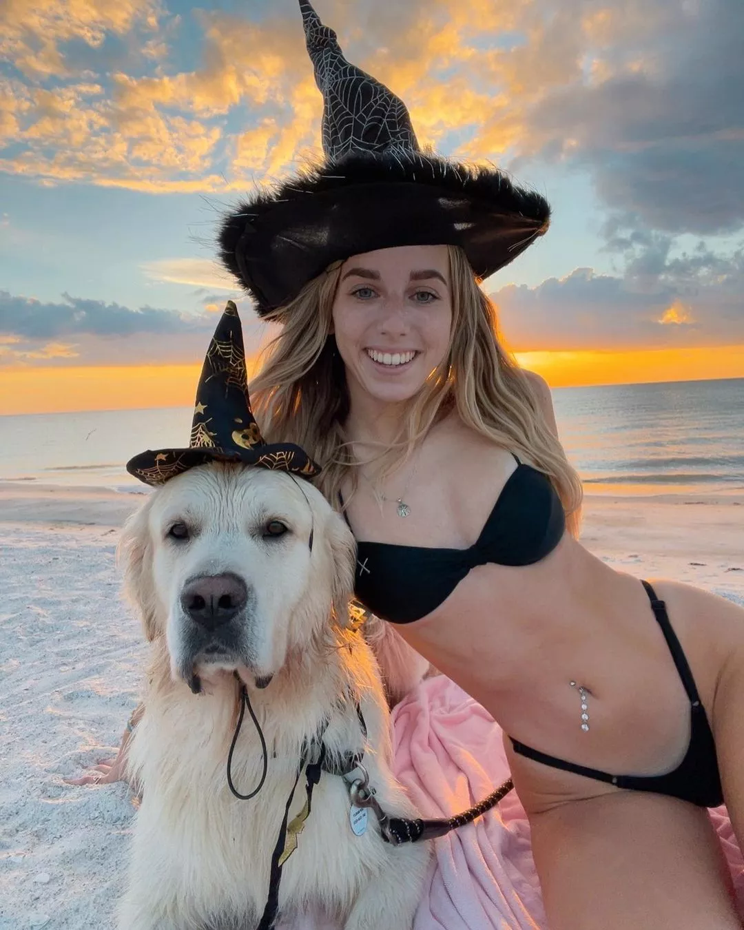 Witch on the beach