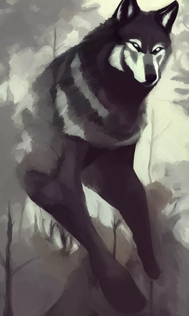 Wolf Run (Art by me)