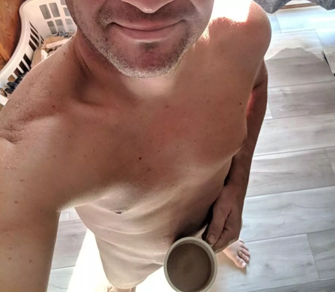 [43]. enjoying the morning coffee