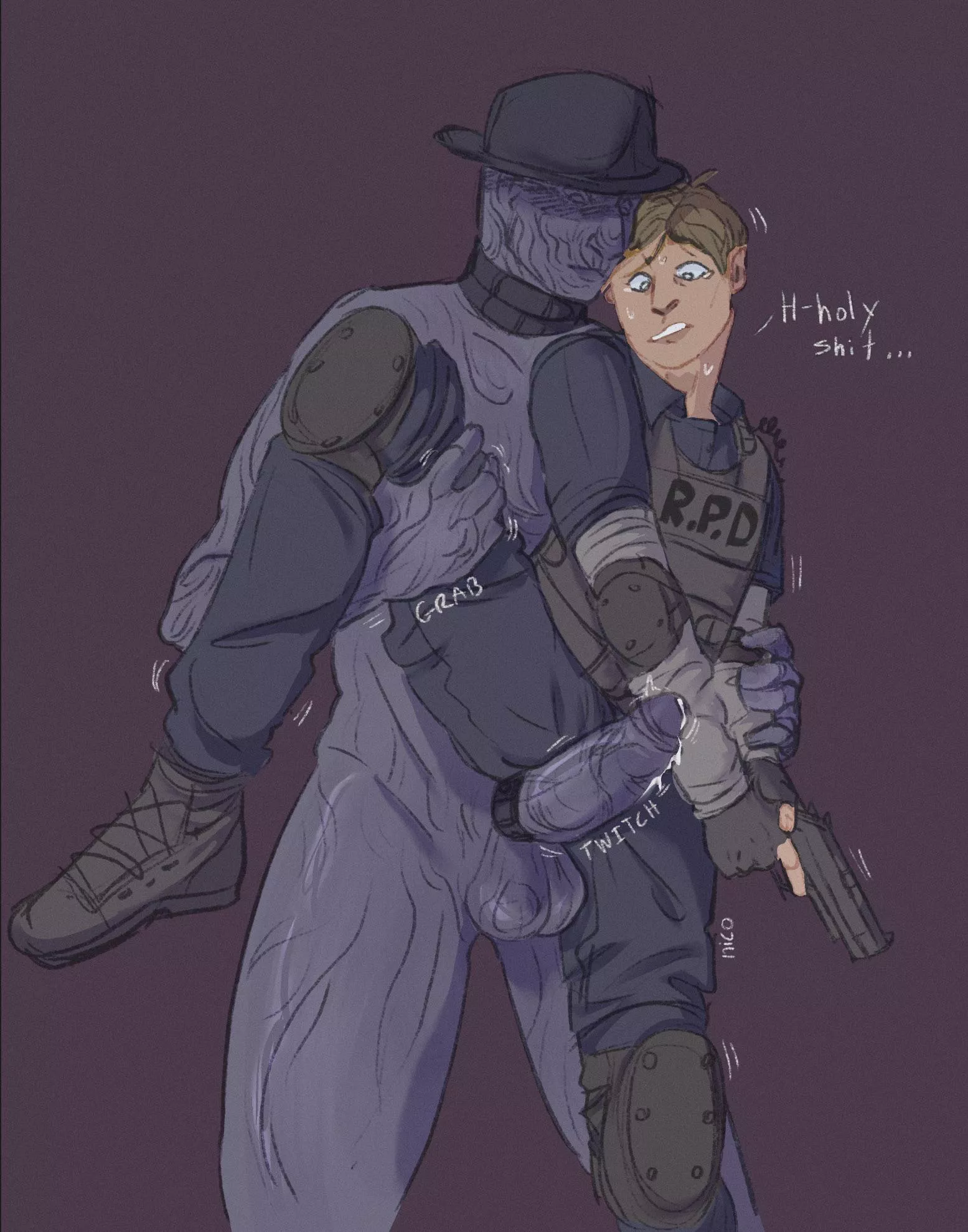 A big first assignment. 🫡 (Leon Kennedy / Mr.X) (OC)