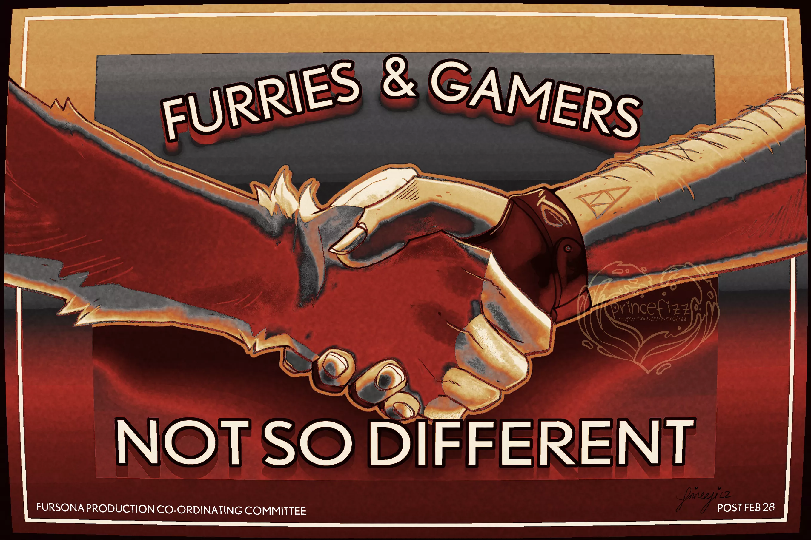 ANOTHER paw-paganda piece I was commissioned to do by the original commissioner! [My Art}