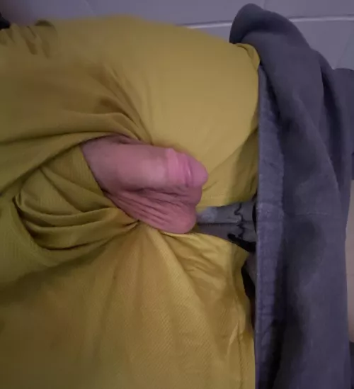 Asserted my dominance in the locker room and showed the sissy my fat balls ;)