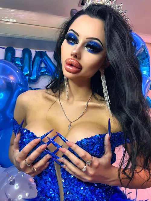 Blue doll