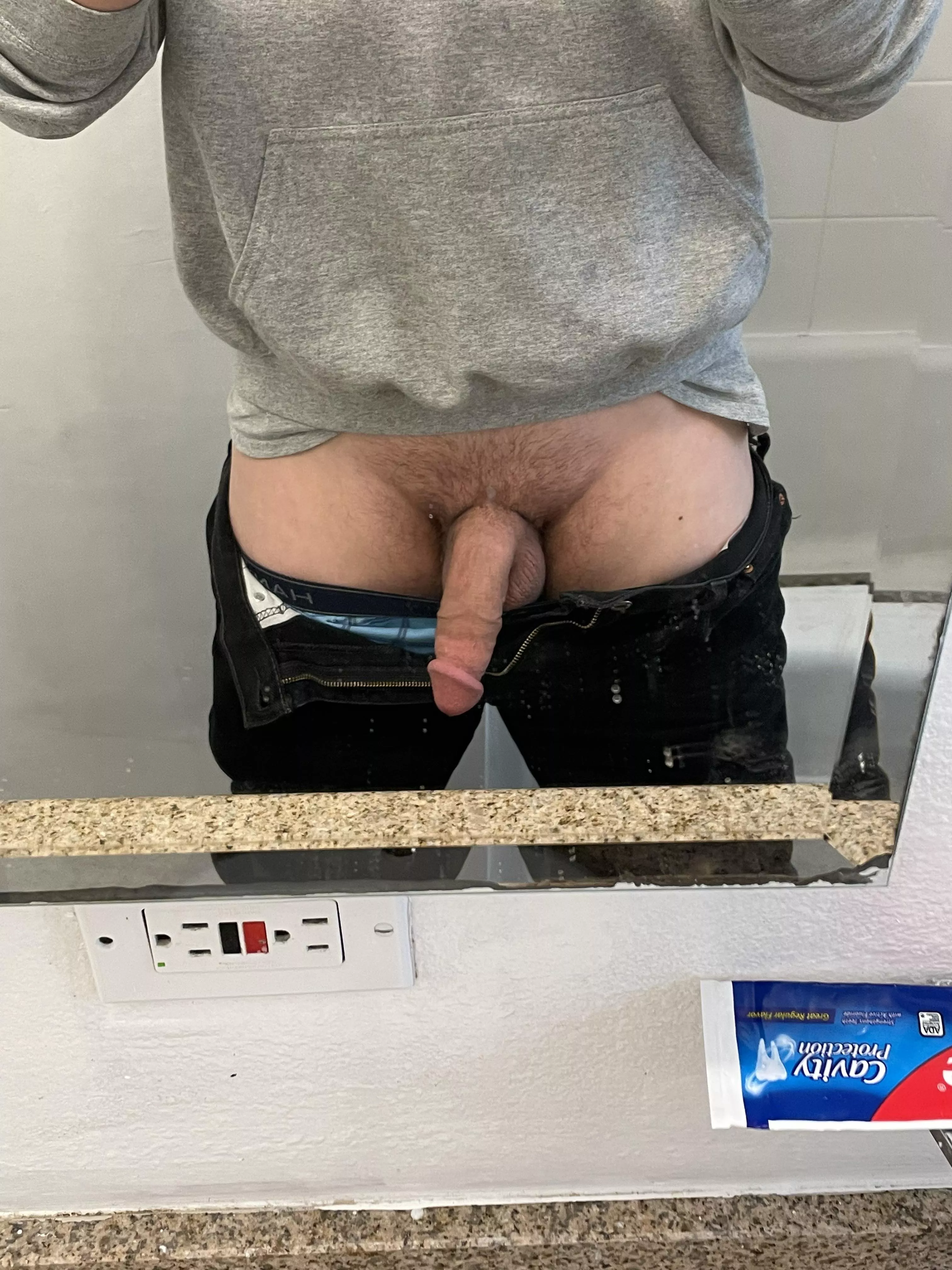 Bursting out of the jeans