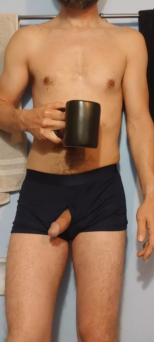 C-in2 boxers and a coffee are my favorite way to start the day