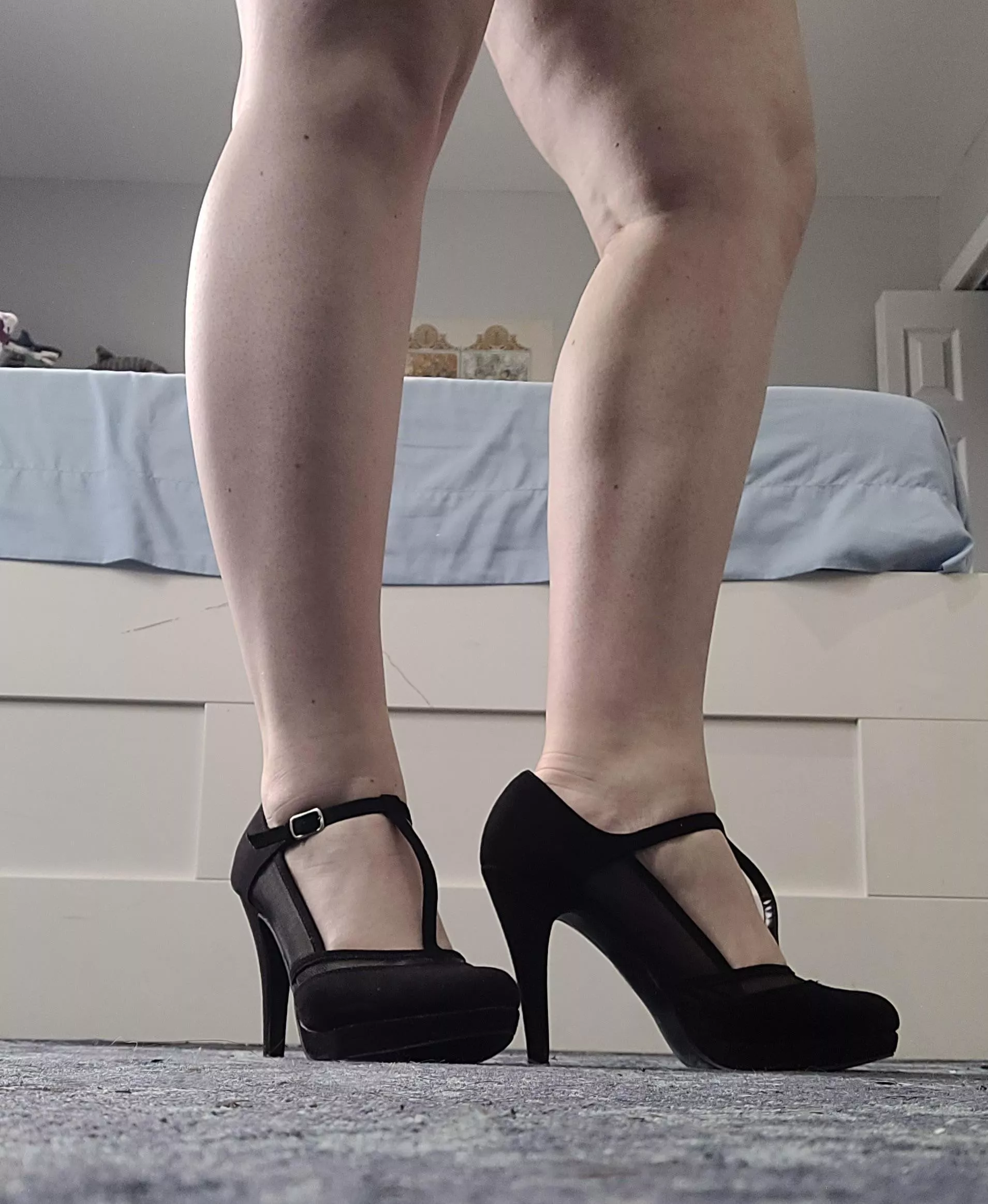 Cute but classy black heels