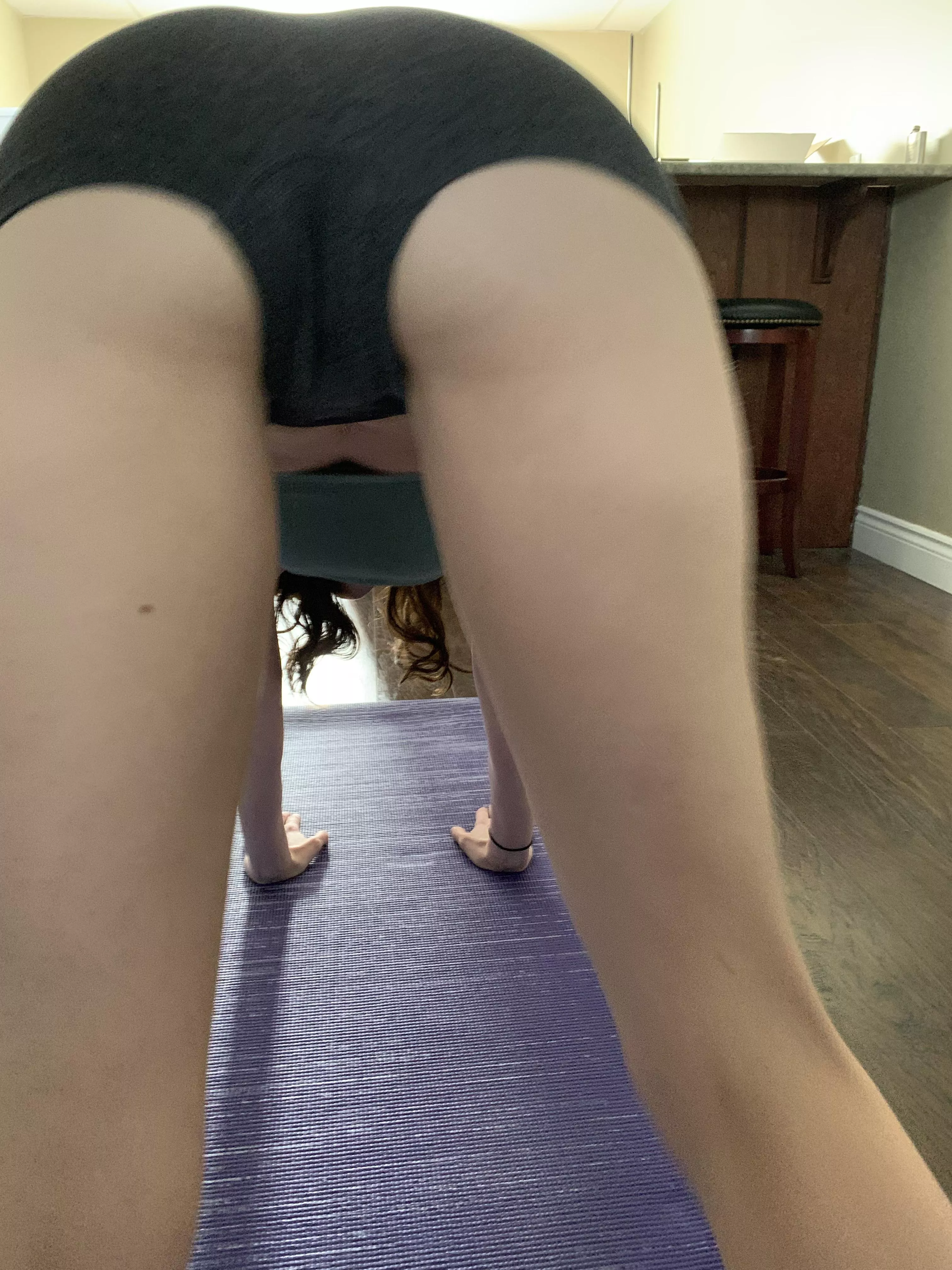 Did you wanna slide under me? 🥹