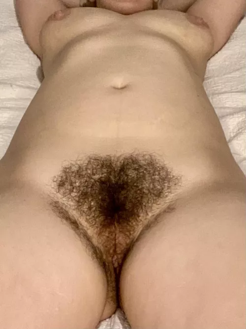 Full bush and a soft warm body ready to play