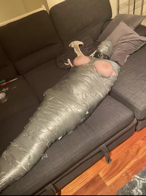 Fully immobilized with vibrator, butt plug and noise cancellation headphones. What would you add? (F26) (OC)