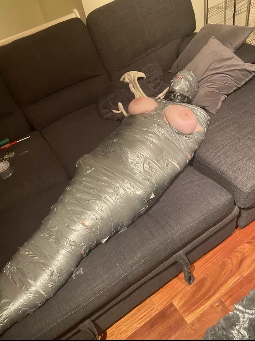 Fully immobilized with vibrator, butt plug and noise cancellation headphones. What would you add? (F26) (OC)