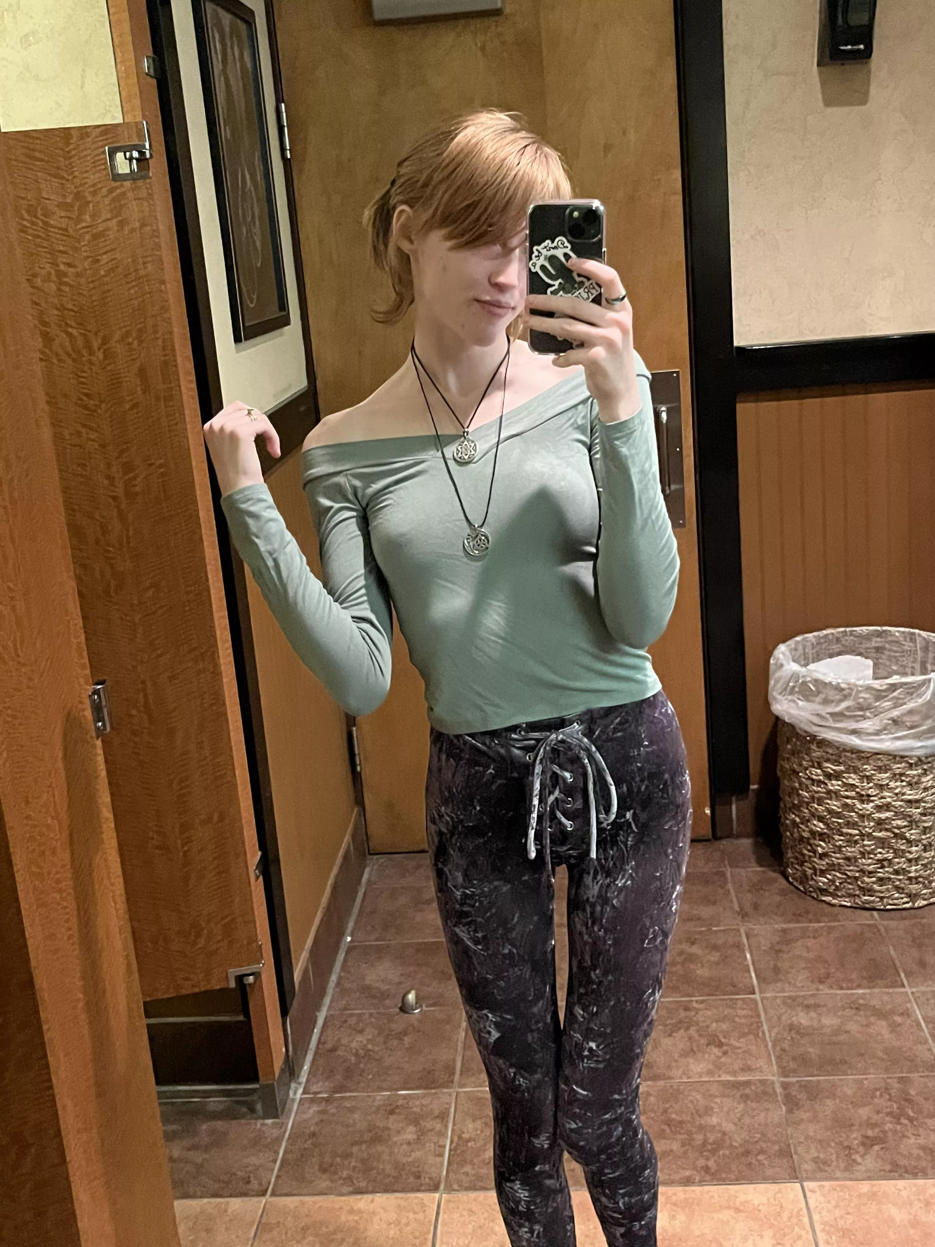 had a fun night out the other night..no bra the whole time!