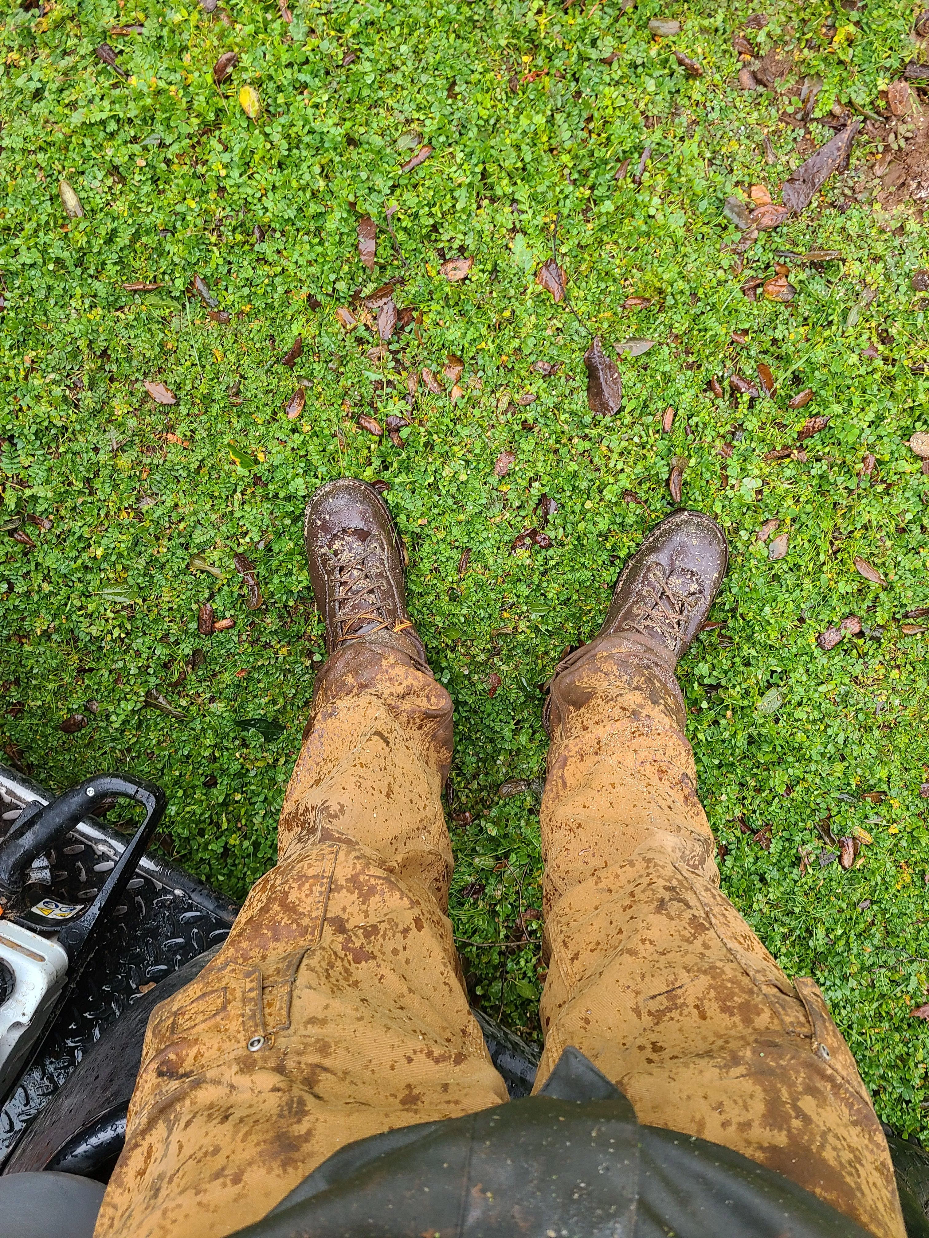 happy to have dry feet today