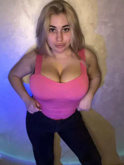 Hope you like my cleavage. 😊