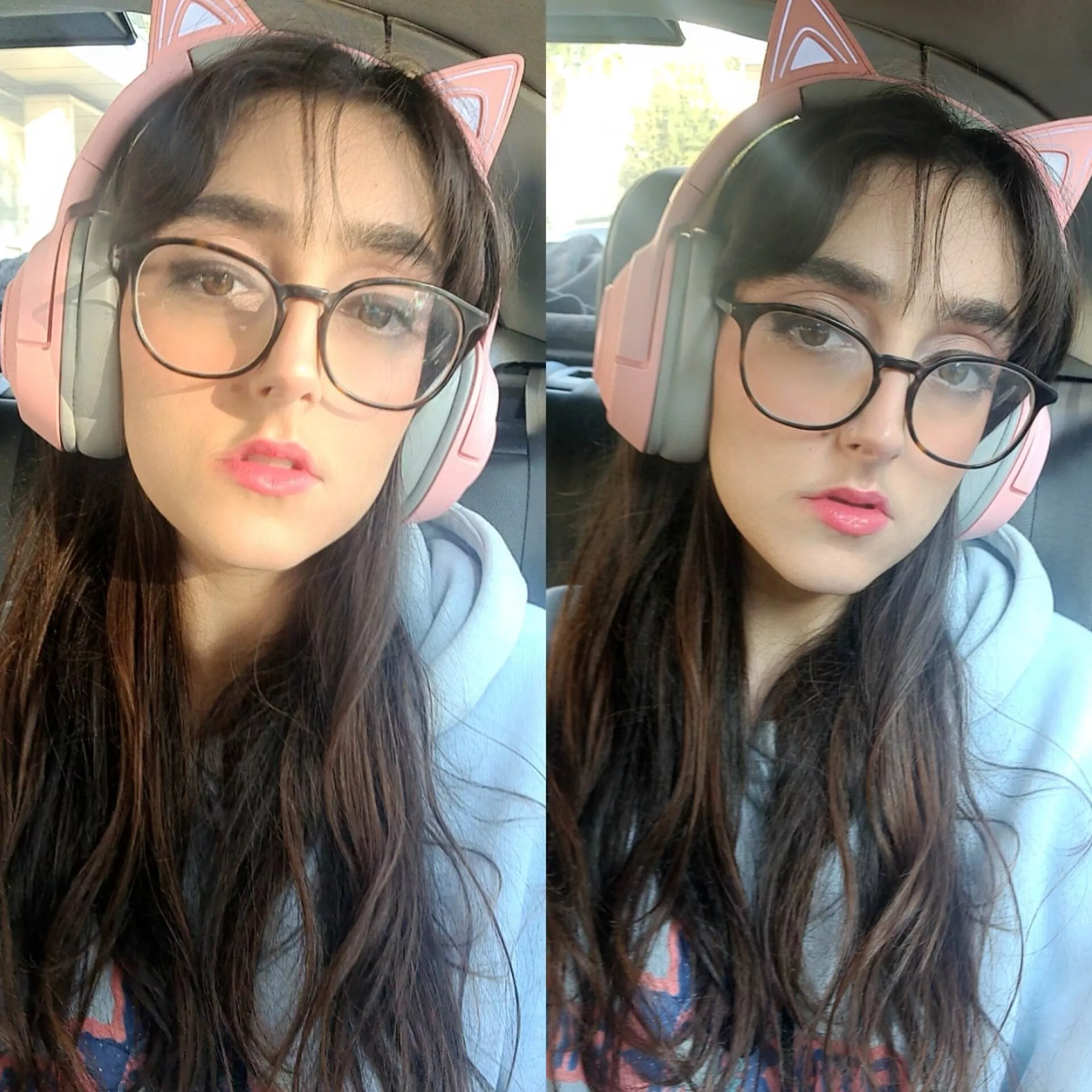 I felt cute in this car ride so here you go!