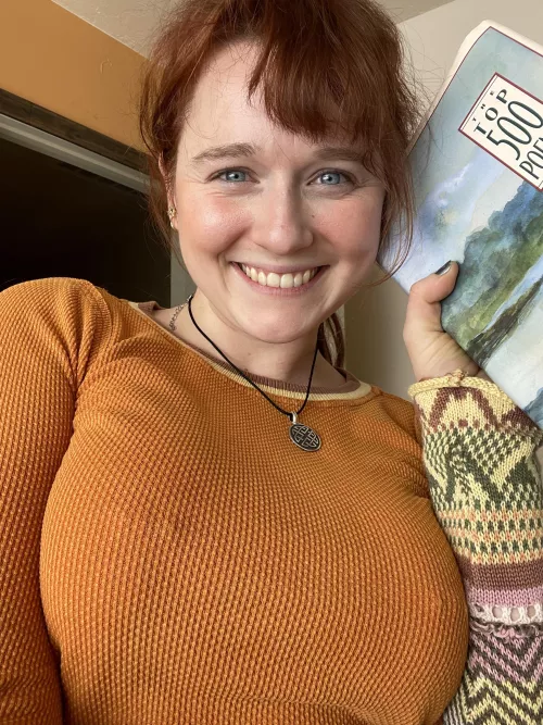 I found my poetry book…you can tell I’m excited? 🤓