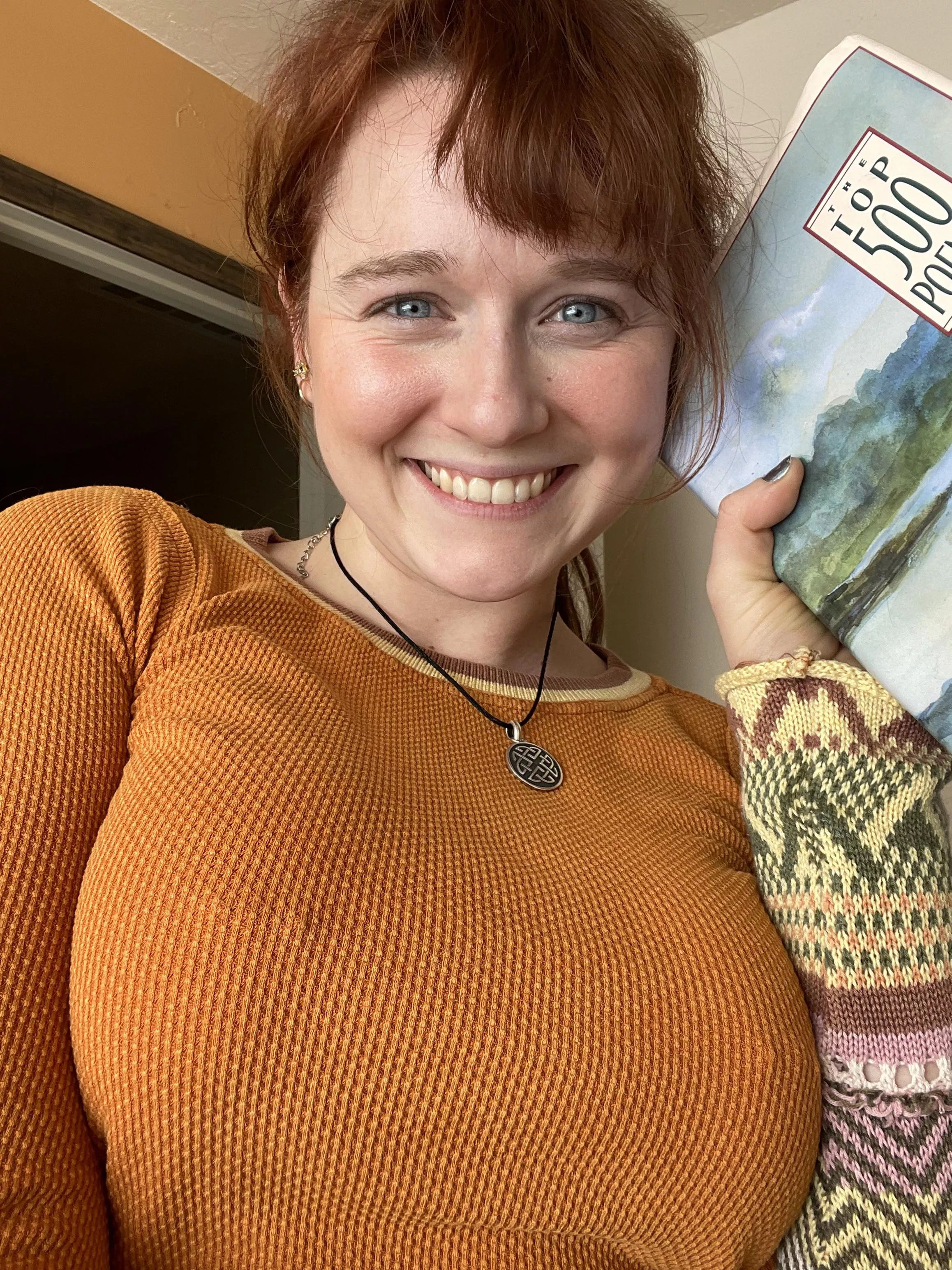 I found my poetry book…you can tell I’m excited? 🤓