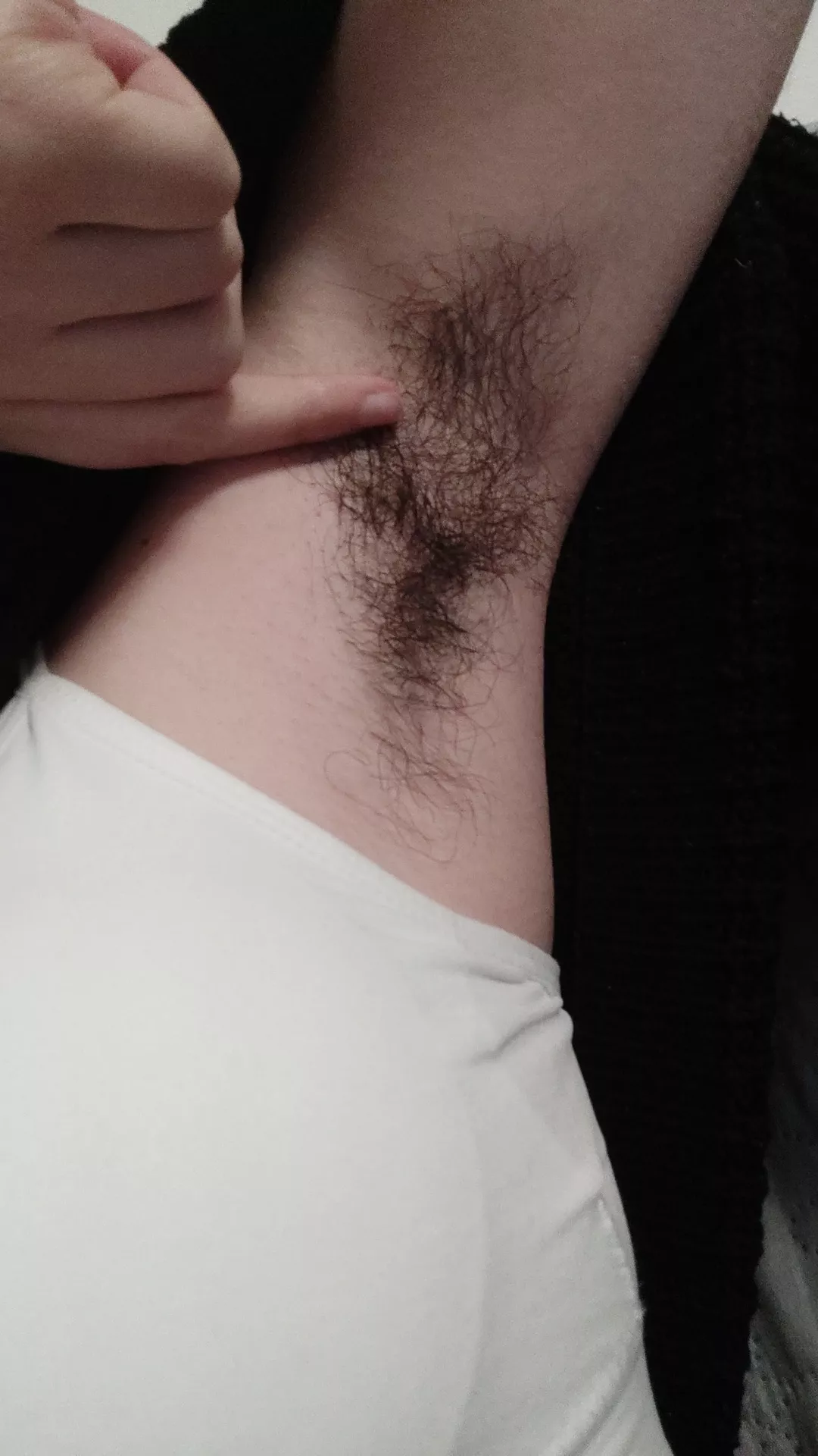 I have a full bush on my armpits too😜