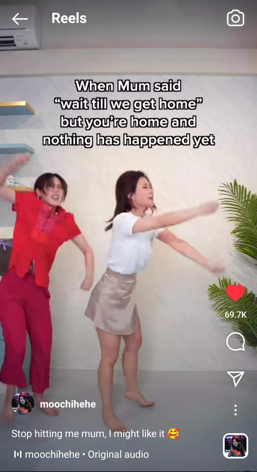 I like her caption. You know whats gonna happen next. Mommy fucking her daughter with strapon! 💦