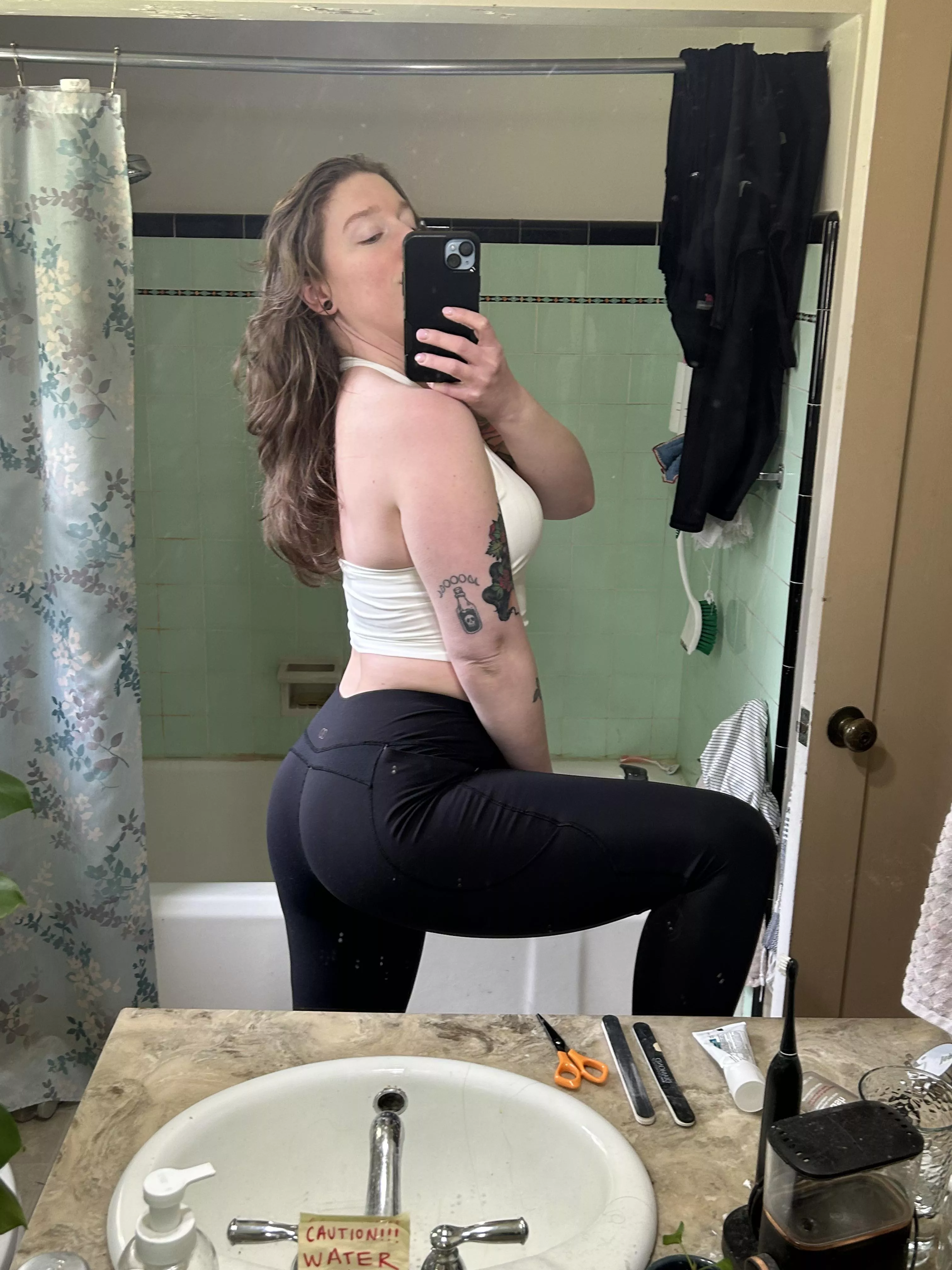 I think a halter top pairs well with leggings