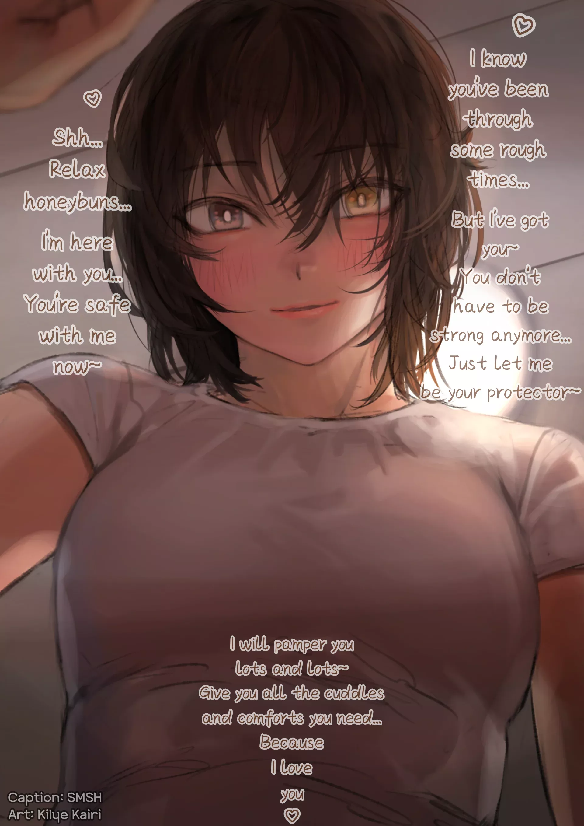 I'm here for you [Very Wholesome] [Soft & Caring GF] [Comforting you through rough times] [59/365]