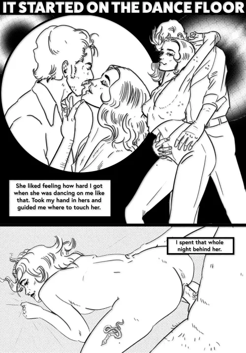 It Started on the Dance Floor, short comic by me