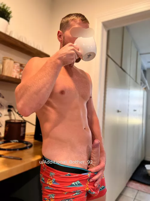 It wouldn’t be a morning without a boner and coffee