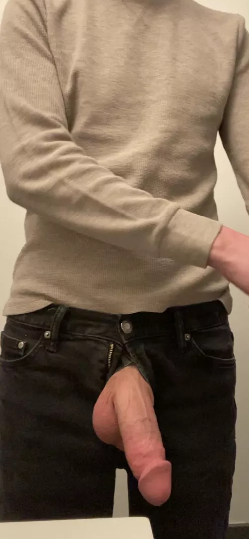 It’s always bursting through my zipper