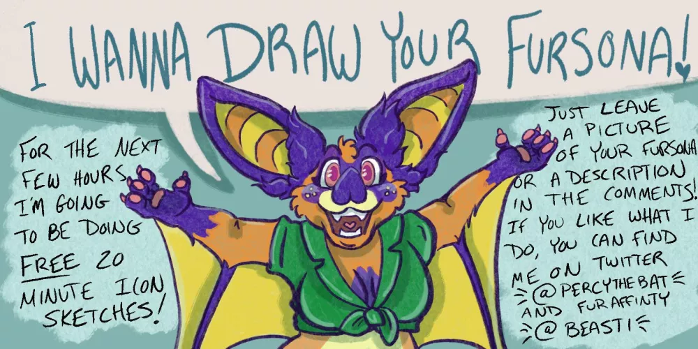 It’s that time again! Doing free sketches for the next few hours!