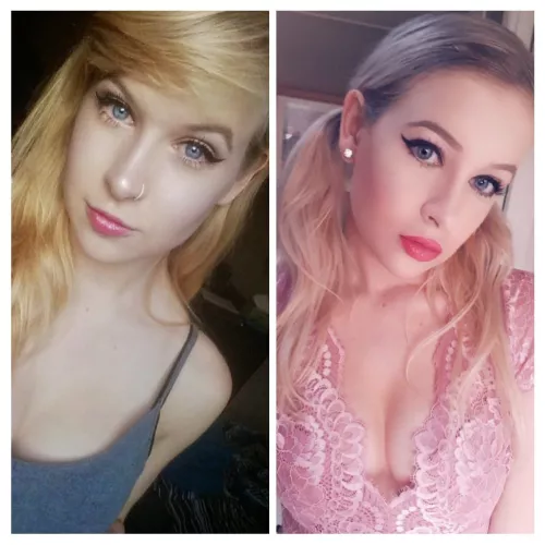 Just discovered this sub! Here's my 2 year difference. 💕 (21F)