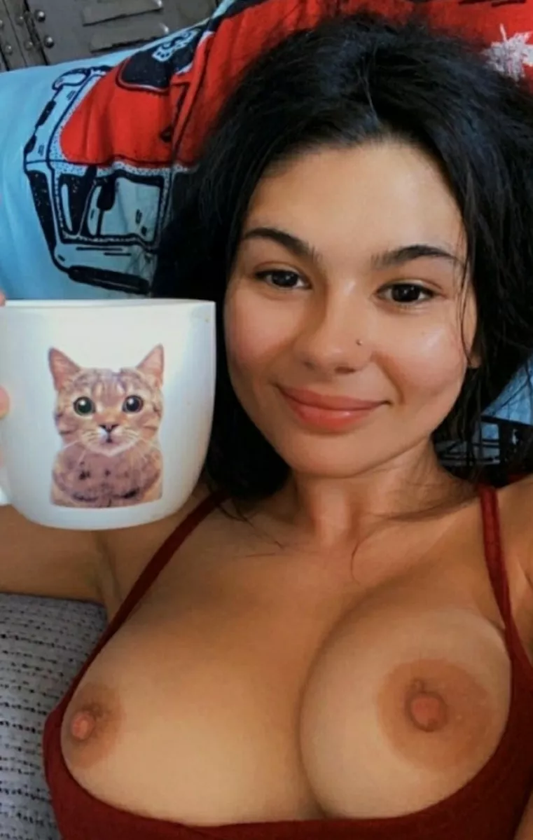 Just enjoying a coffee