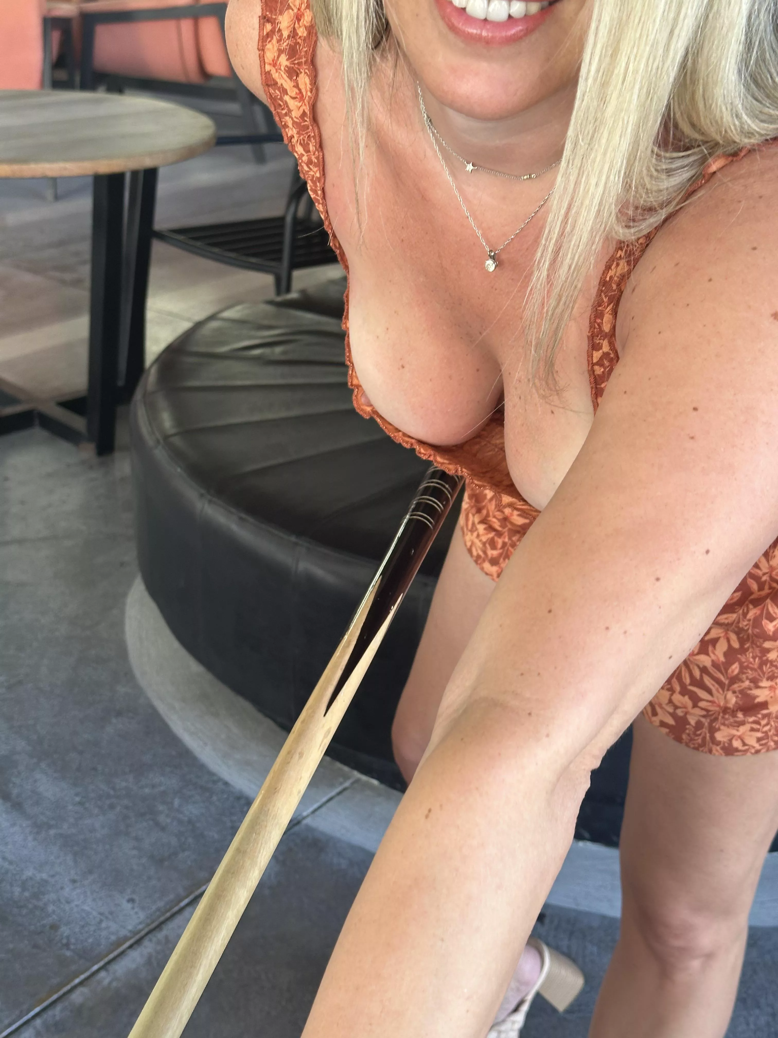 Love the attention I’m getting at the bar! 37(F)