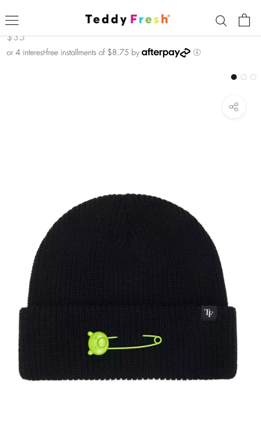 loving the look of this beanie from Teddy fresh. it's giving little space vibes