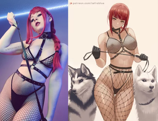 Makima by Skyla Starcrest [Self] inspired by art by zefrablue