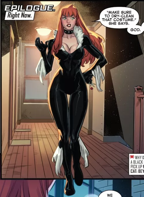 MJ in Black Cat's Suit [The Amazing Spider-Man (2018) #87]