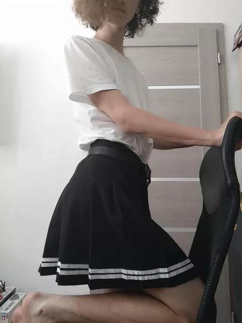 my beginner femboy outfit 🥰