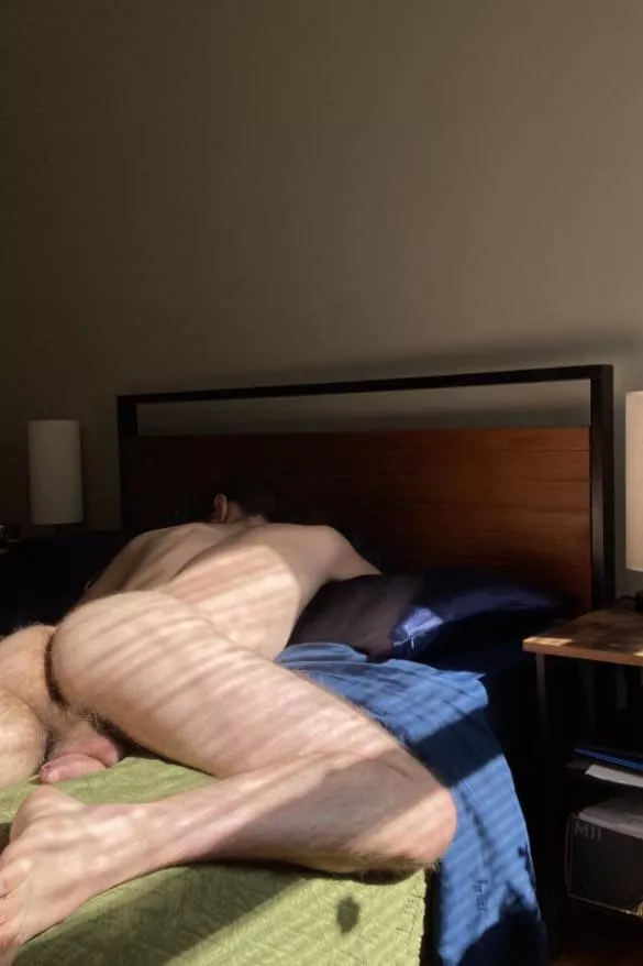 My biggest fantasy is the idea of waking up with a dick already inside me, but sleep play is so niche and it’s hard to find tops for that. I can dream at least…